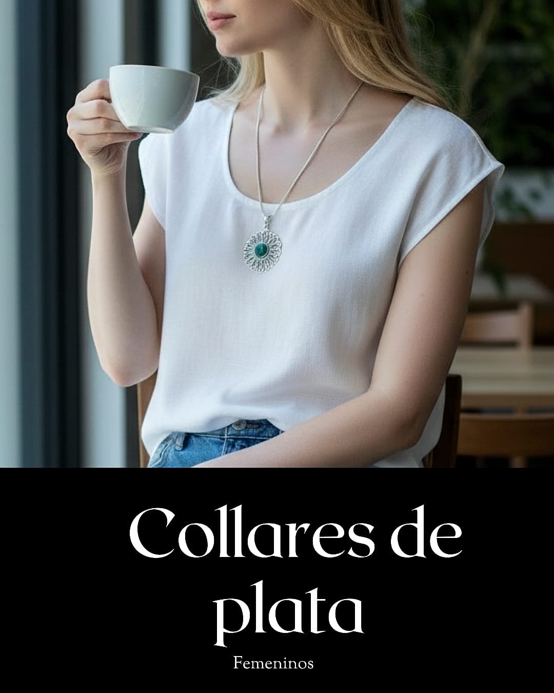 COLLARES DE PLATA MUJER