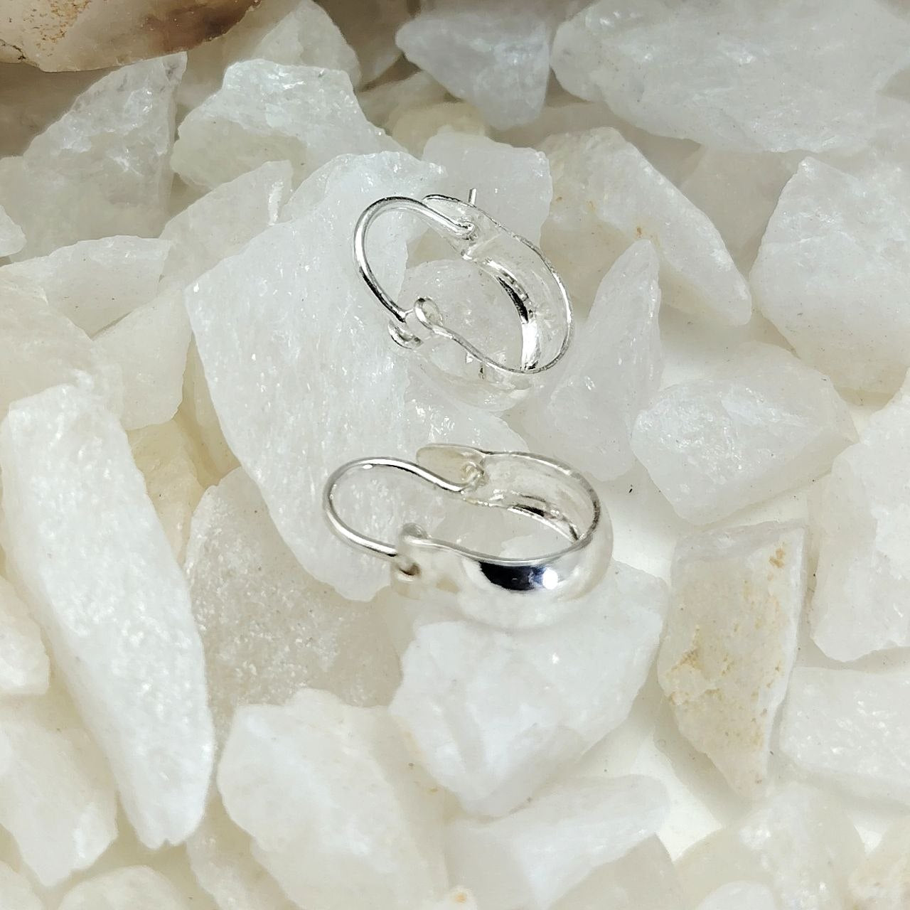 Aros bote plata lisa 9 mm