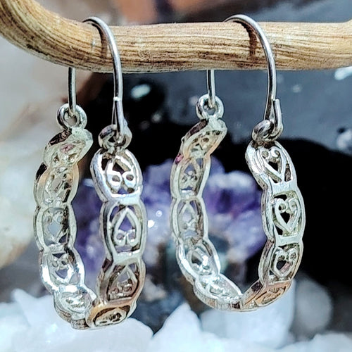 Argollas Bote con diseño Corazones