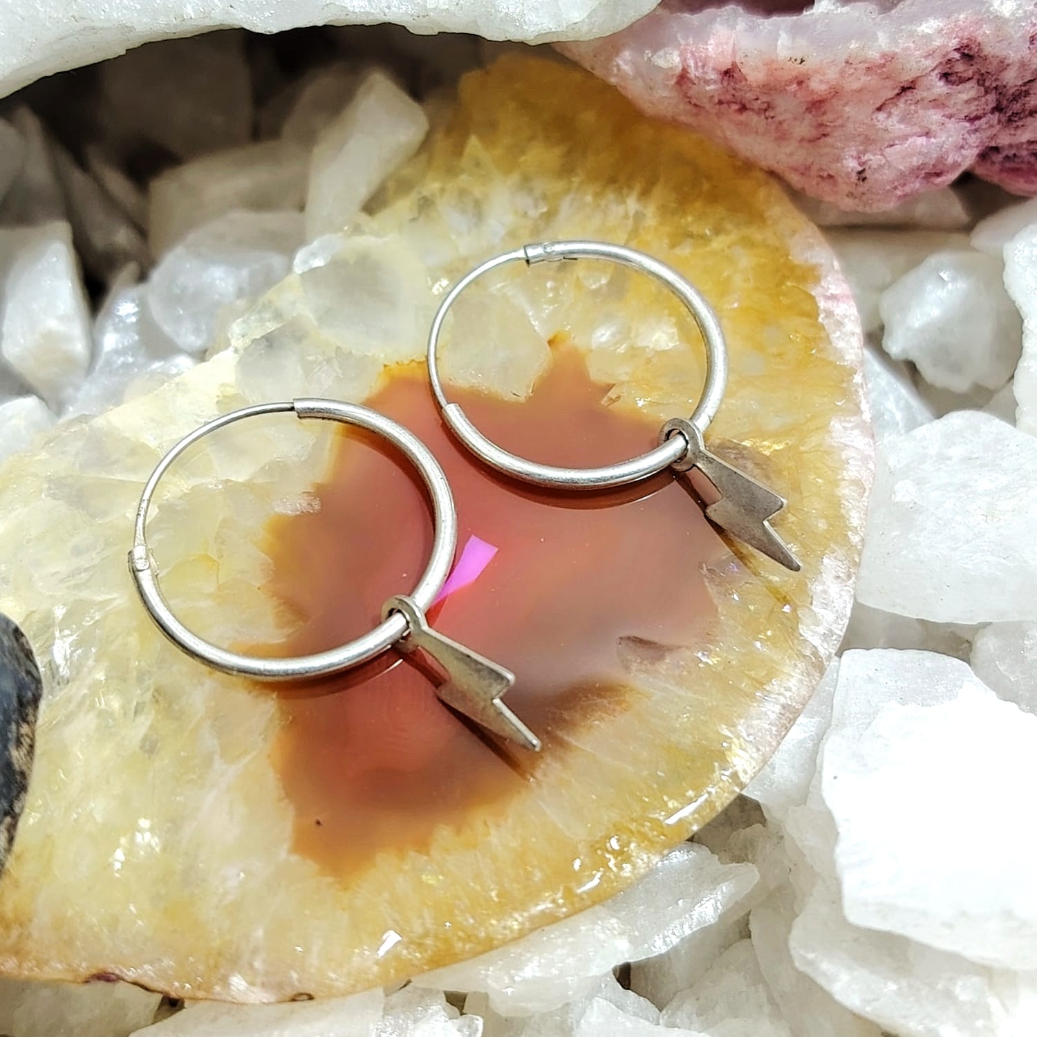 Argollas con chiche de Rayo