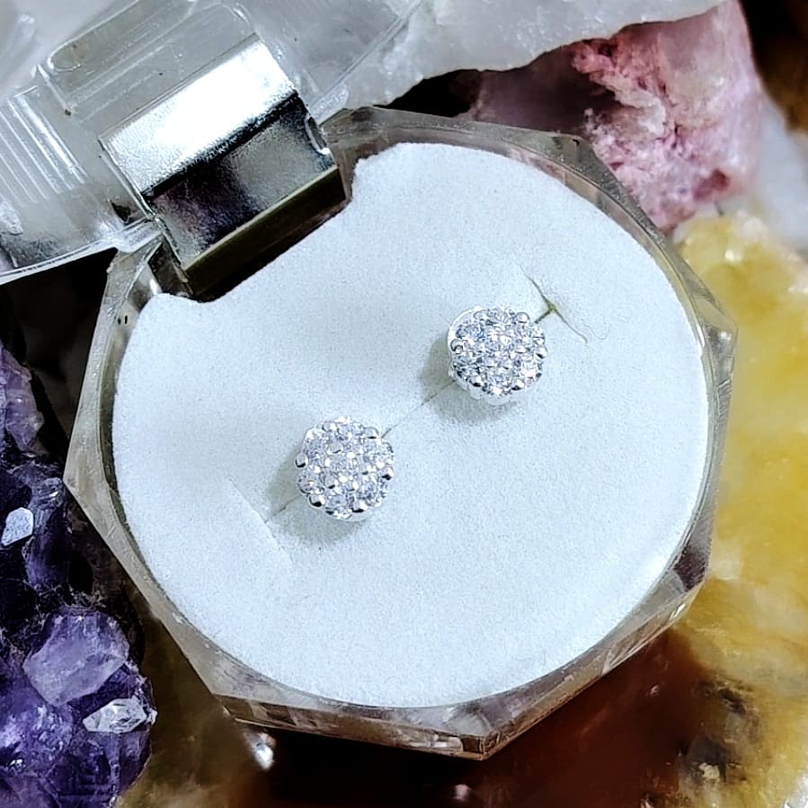 Aros pegados flor de microcircones