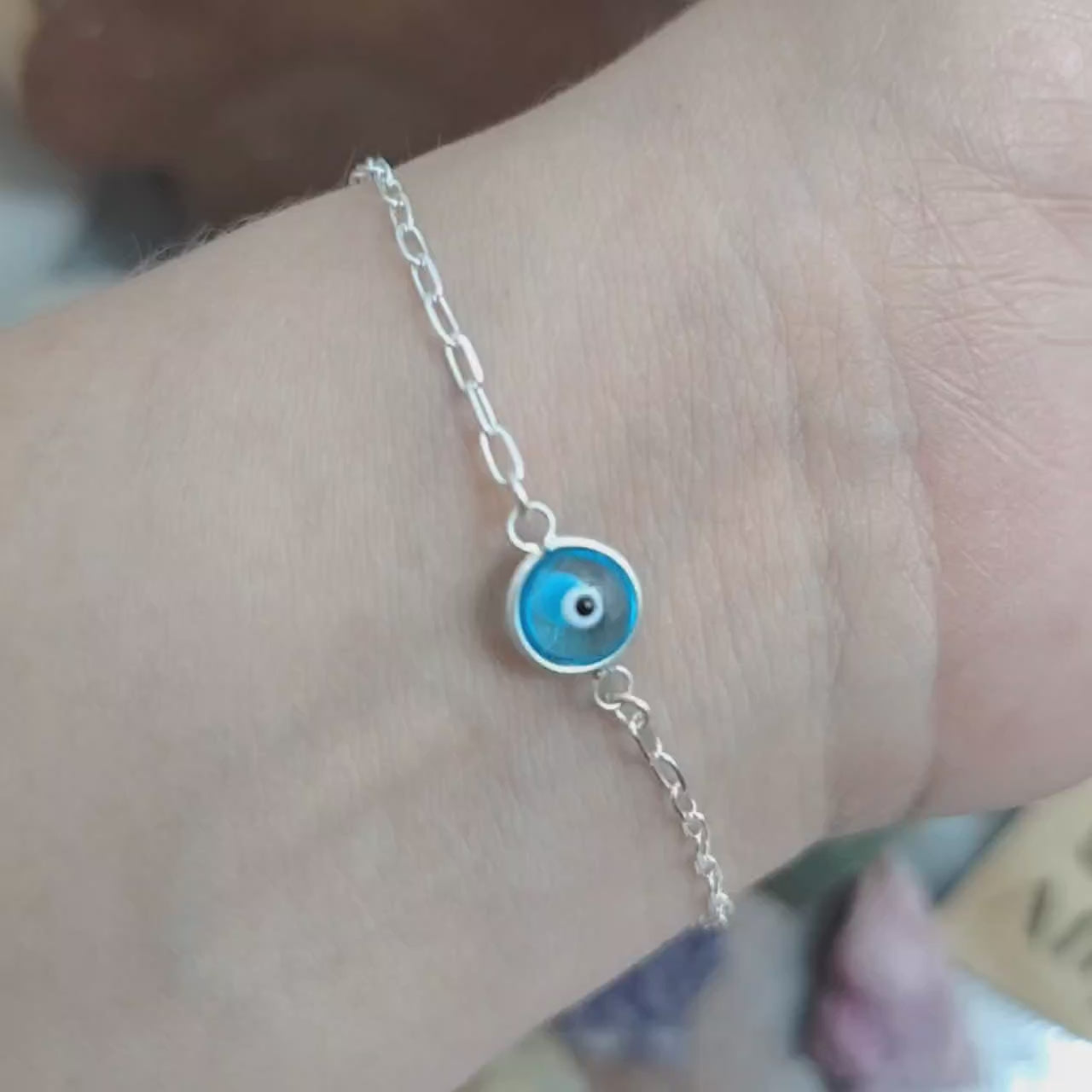 Pulsera de protección ojo turco