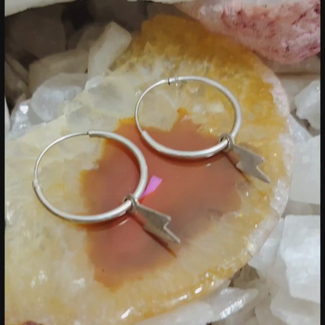 Argollas con chiche de Rayo