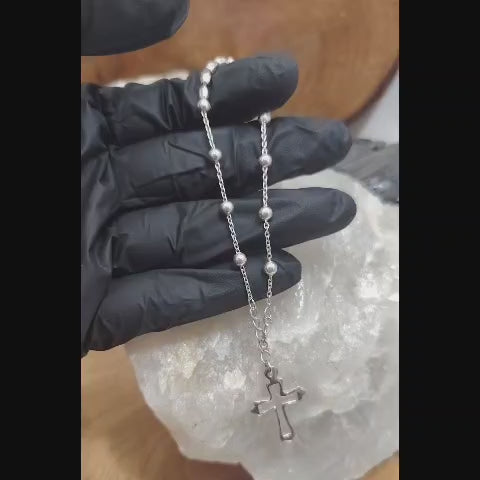 Denario cruz relieve