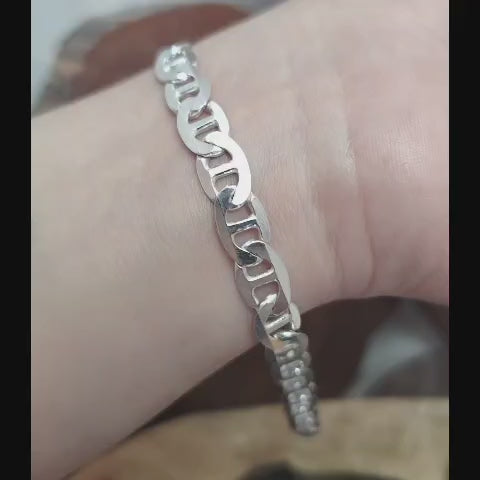 Pulsera gucci plana  8 mm