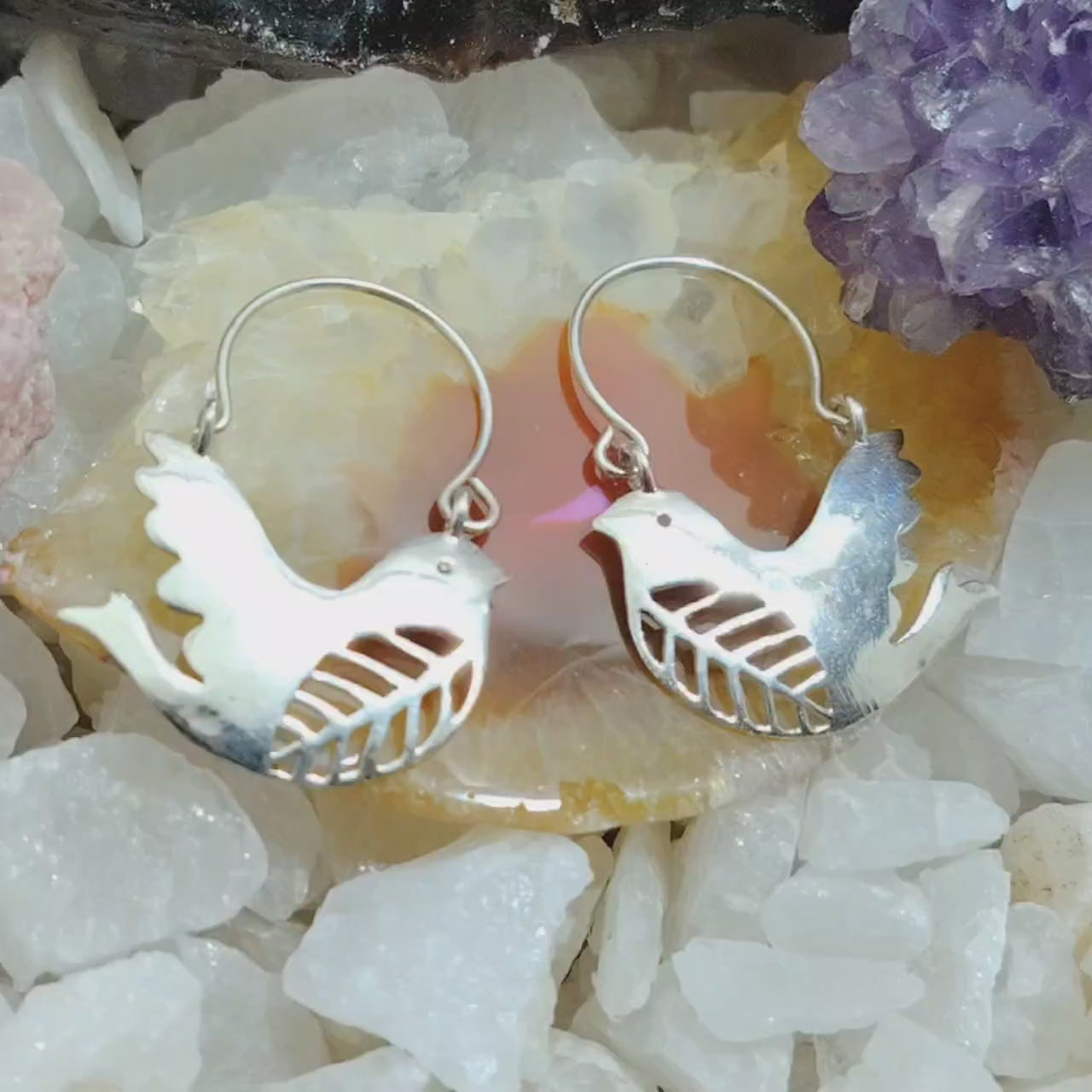 Argollas diseño Palomas