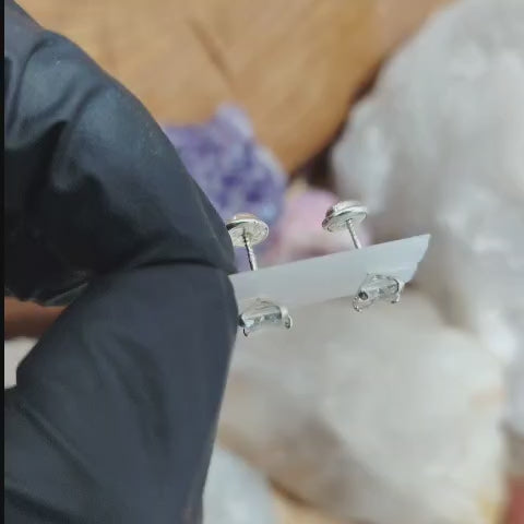 Aros atornillados cristal cuadrado traslúcido 5 mm