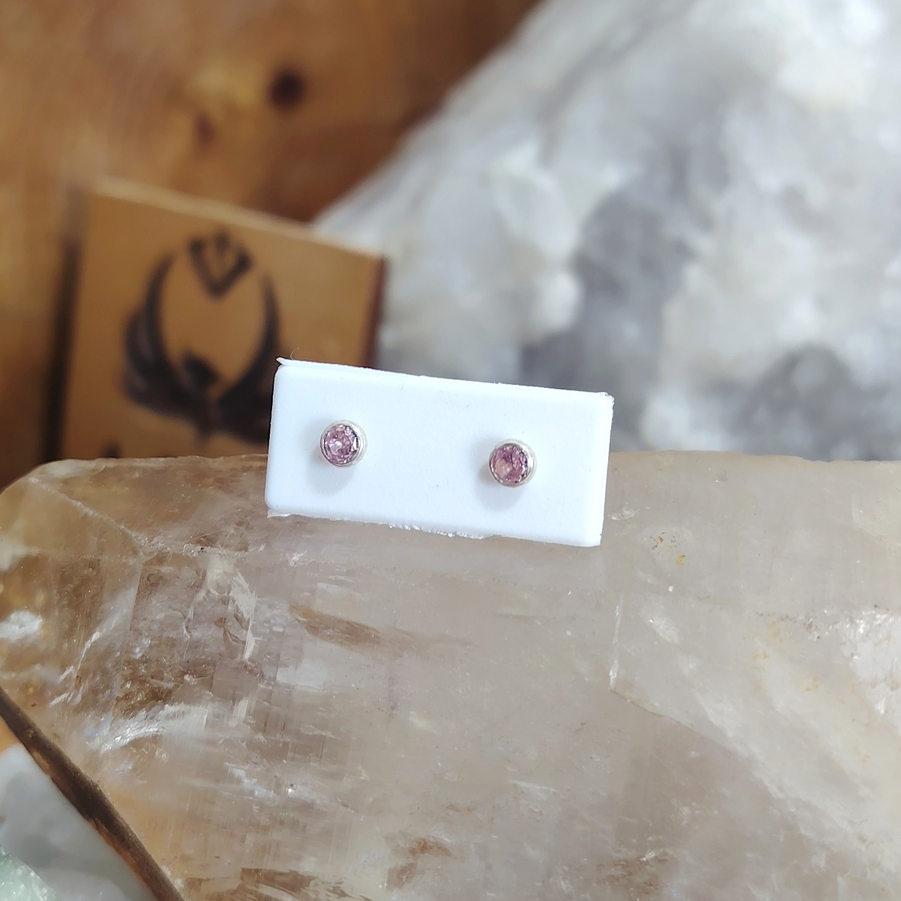 Aros Atornillados punto de luz rosa 3 mm